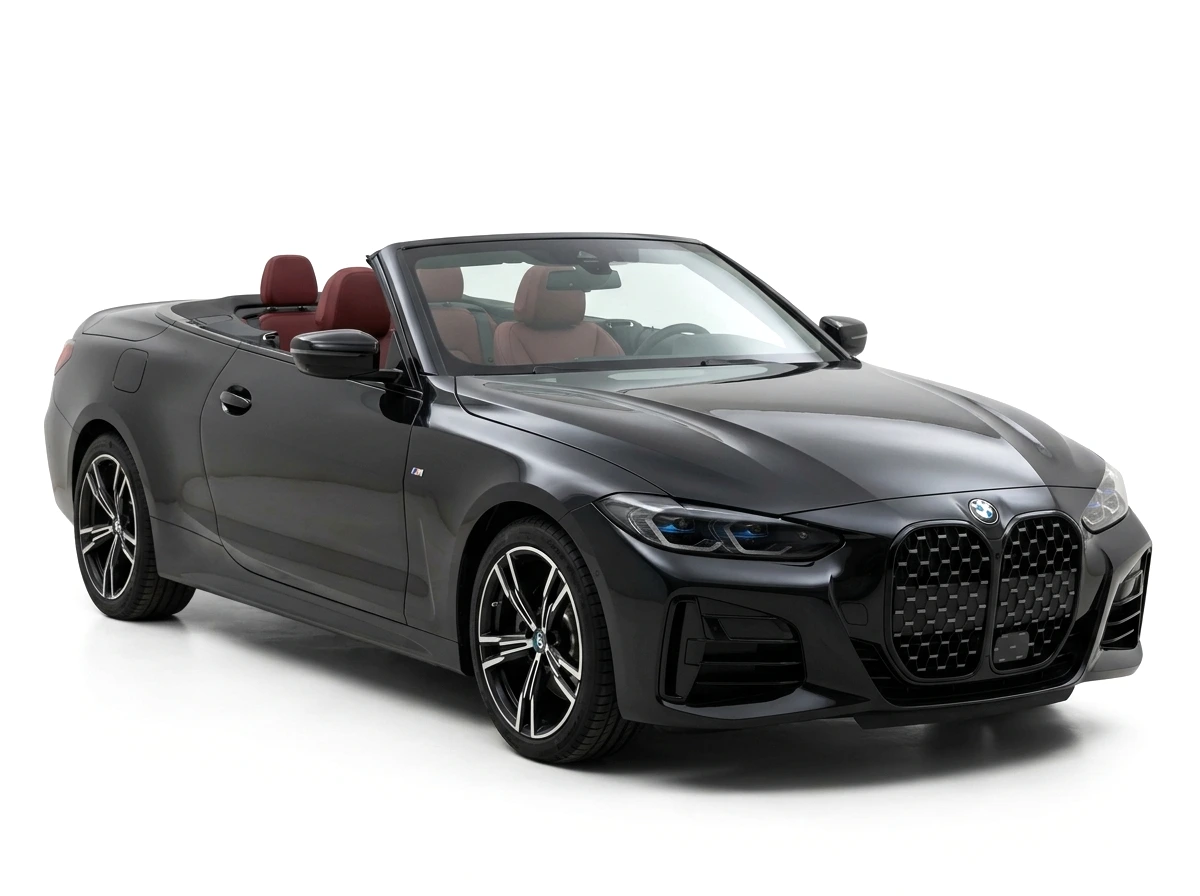 Black BMW 420i Convertible 2026