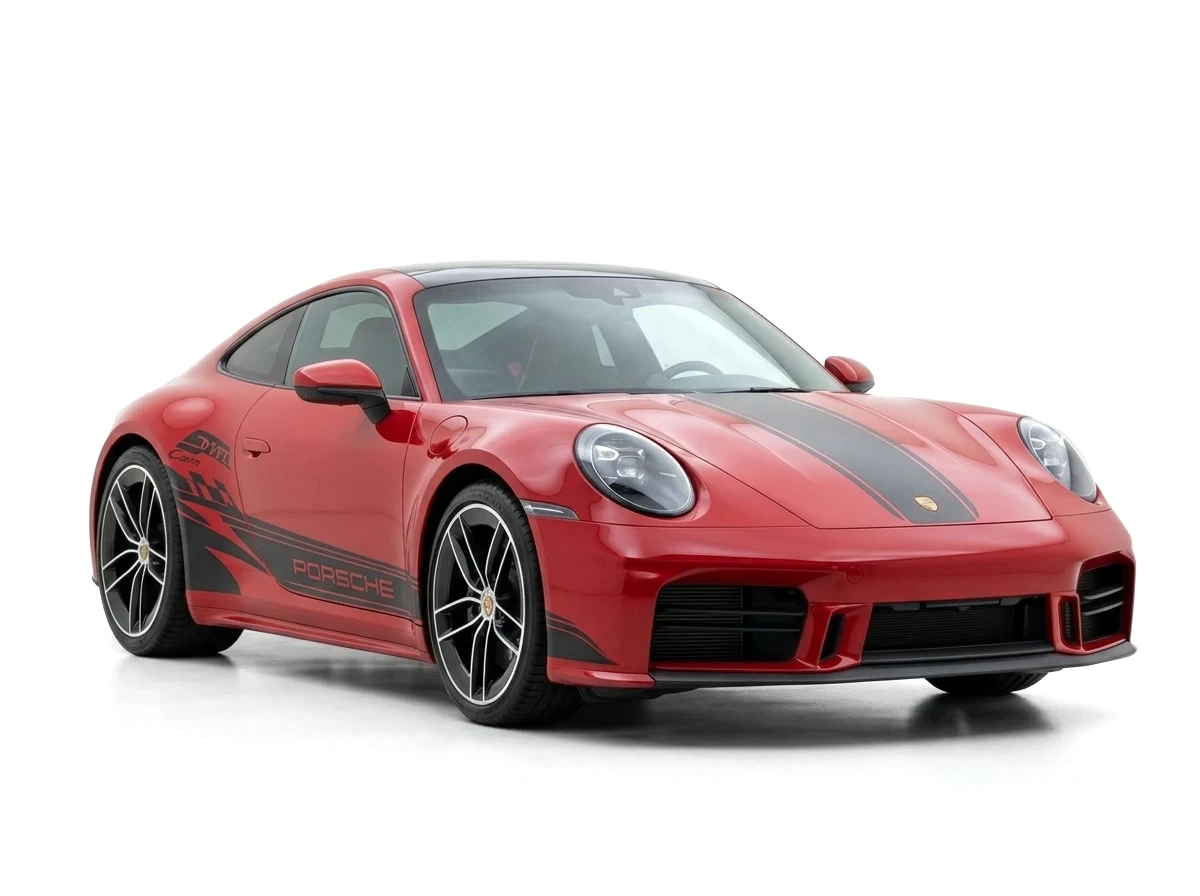 Red Porsche 911 Carrera 2026